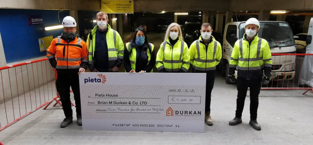 Brian M Durkan raise €11,420.00 for Pieta House